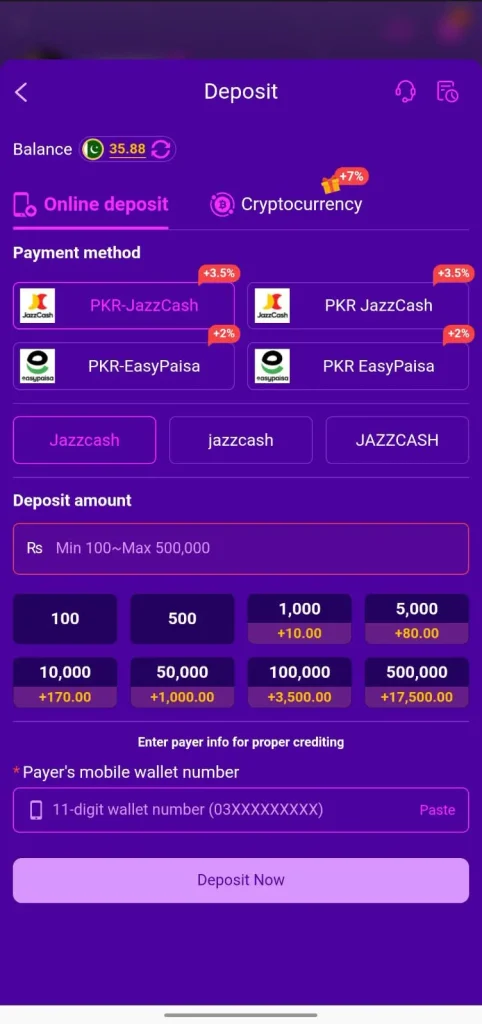 x99 game deposit